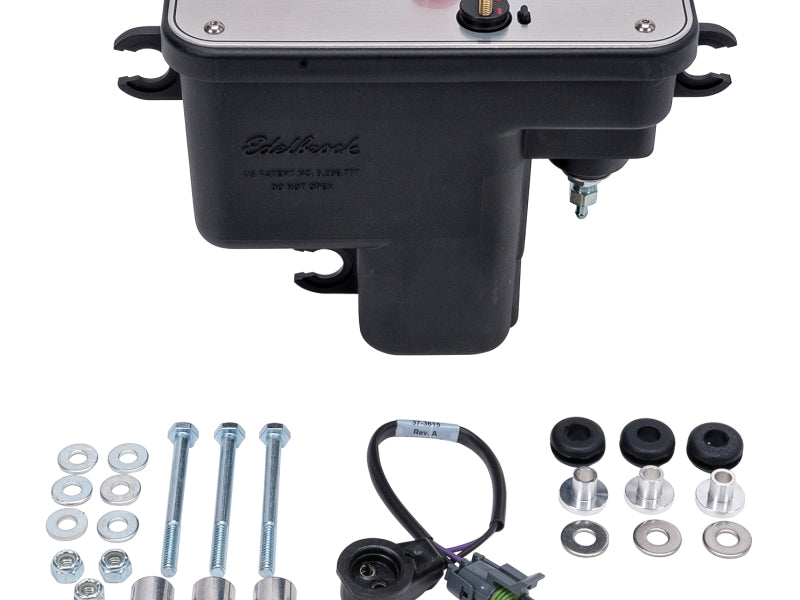 Edelbrock Fuel System Universal Fuel Sump Module Adjustable Fuel Sump Tank Only 255 LPH