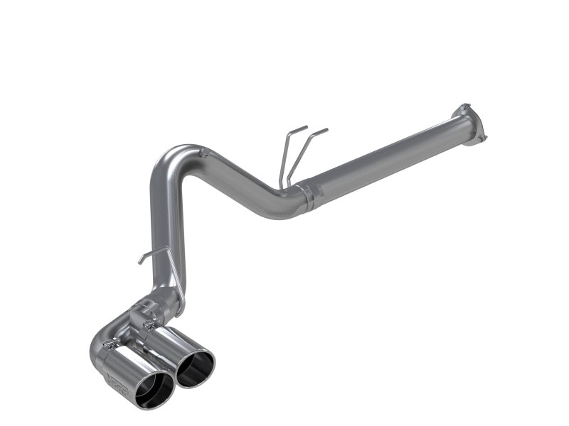 MBRP 2015 Ford F250/350/450 6.7L 4in Filter Back Dual Single Side Exit 5in Tips T409 Exhaust