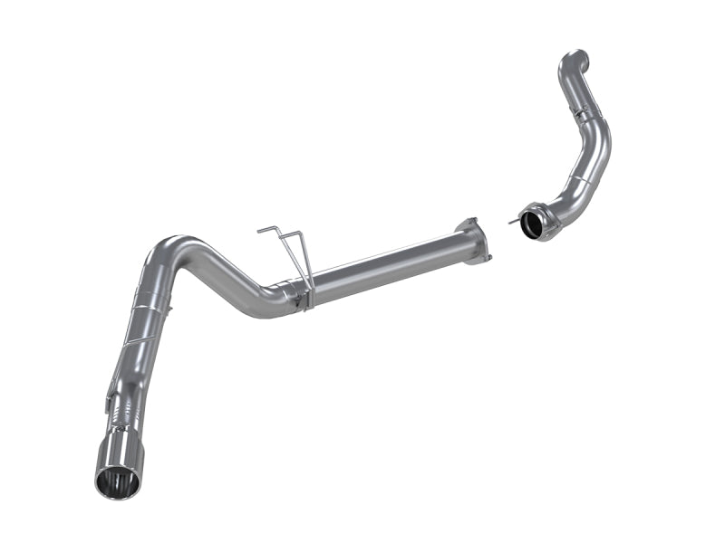MBRP 11-14 Ford 6.7L F-250/350/450 4in Filter Back Single Side Exit Alum and Down Pipe Exhaust