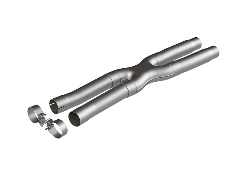 MBRP 15-19 Ford Mustang GT 2.5in Resonator Delete X-Pipe - AL