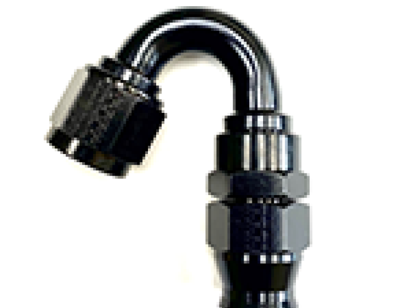 Fragola -6AN Real Street x 150 Degree Hose End Black For PTFE Hose