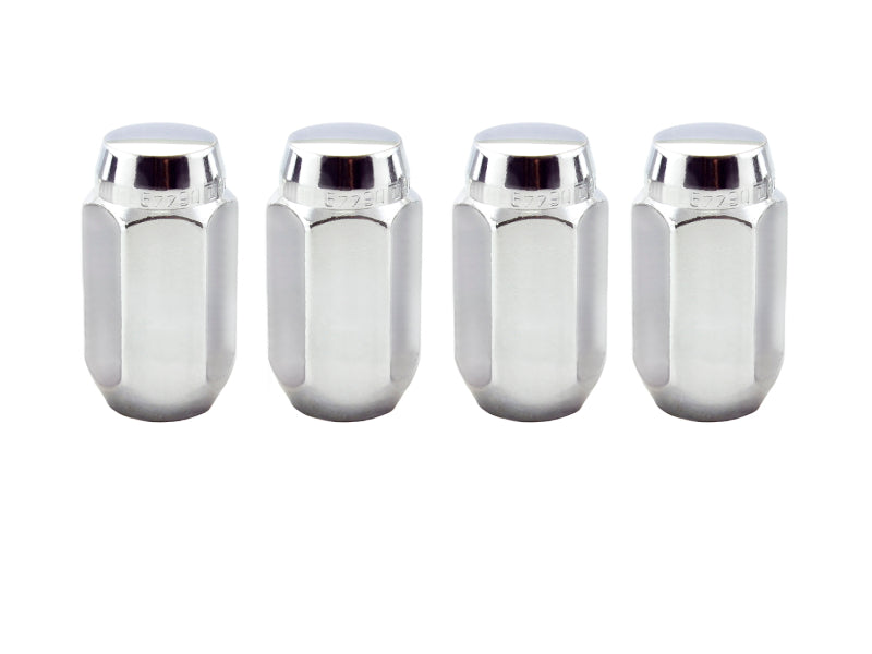 McGard Hex Lug Nut (Cone Seat) M14X1.5 / 22mm Hex / 1.635in. Length (4-Pack) - Chrome