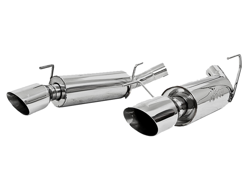 MBRP 05-10 Ford Mustang GT 5.0/Shelby GT500 Dual Mufflers Axle Back Split Rear T304