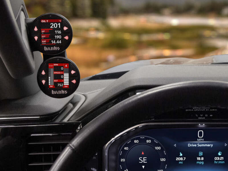 Banks Power 2022+ GM - iDash Stealth Dual Gauge Pod Kit