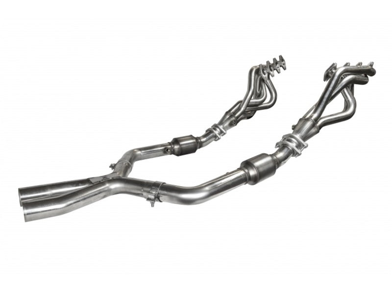 Kooks 05-10 Ford Mustang GT Manual 1 5/8in x 2 1/2in SS Long Tube Headers and OEM Catted SS X Pipe