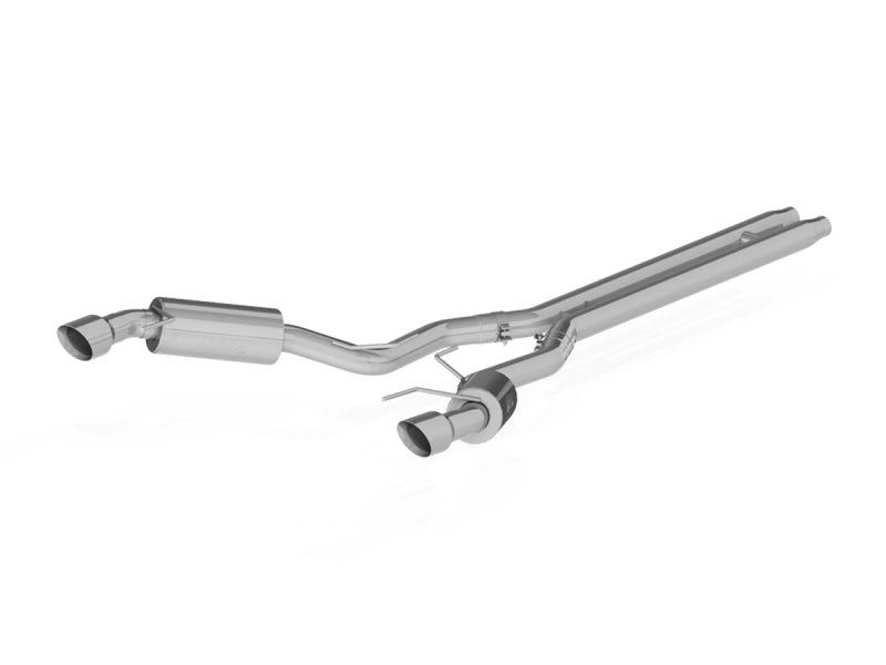 MBRP 15 Ford Mustang GT 5.0 3in Cat Back Dual Split Rear Street Version 4.5in Tips - Aluminized