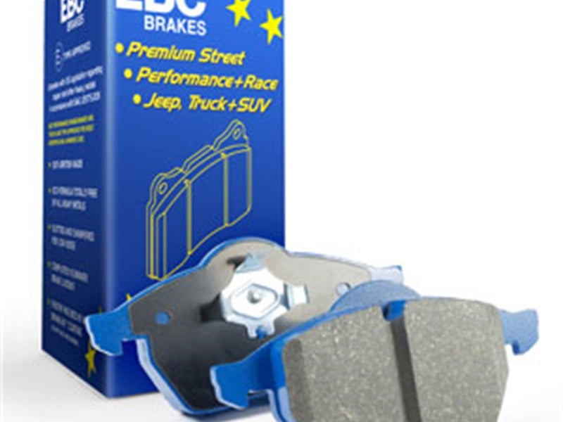 EBC 12-13 Porsche Panamera (Cast Iron only) 3.0 SC Hybrid Bluestuff Rear Brake Pads