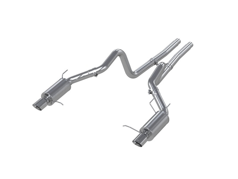 MBRP 11-14 Ford Mustang GT 5.0L Dual Split Rear Street Version T409 3in Cat Back Exhaust System