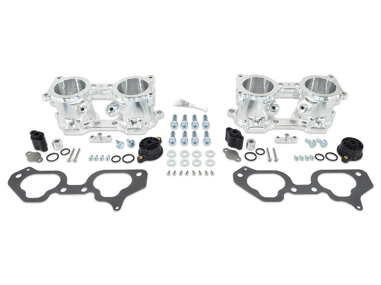 IAG V3 Top Feed TGV Housings with Butterfly Pass Thru (08-14 WRX, 07+ STI, 07-12 LGT, 09-13 FXT)