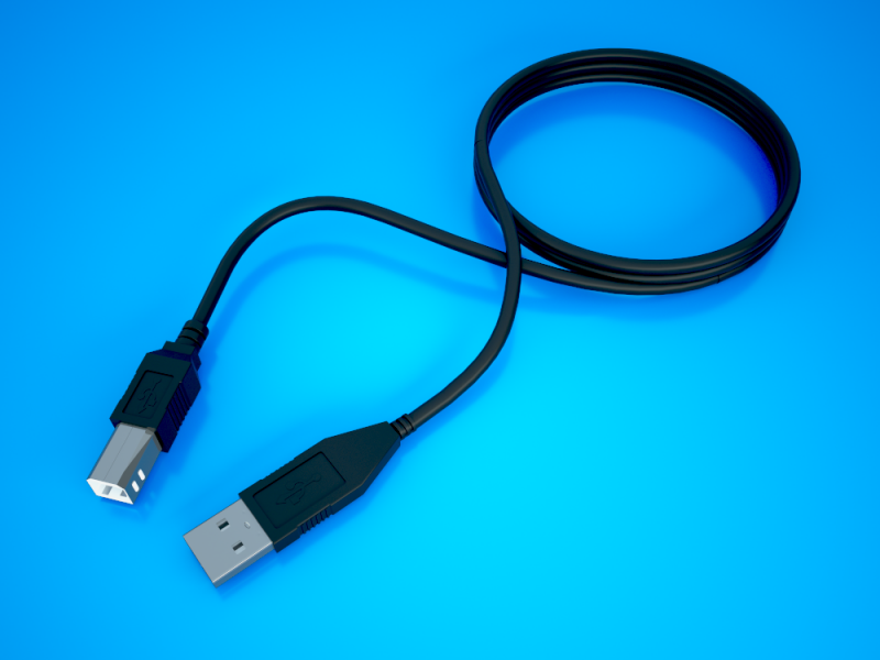 HPT USB 2.0 Cable - 6ft A to B