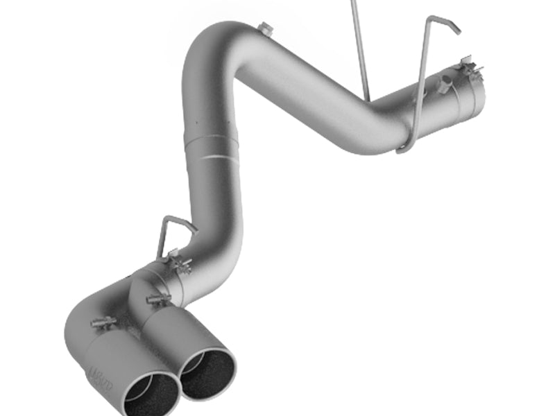 MBRP 11-15 Chevy/GMC 2500/3500 4in Filter Back Dual Outlet Single Side Alum Exhaust System
