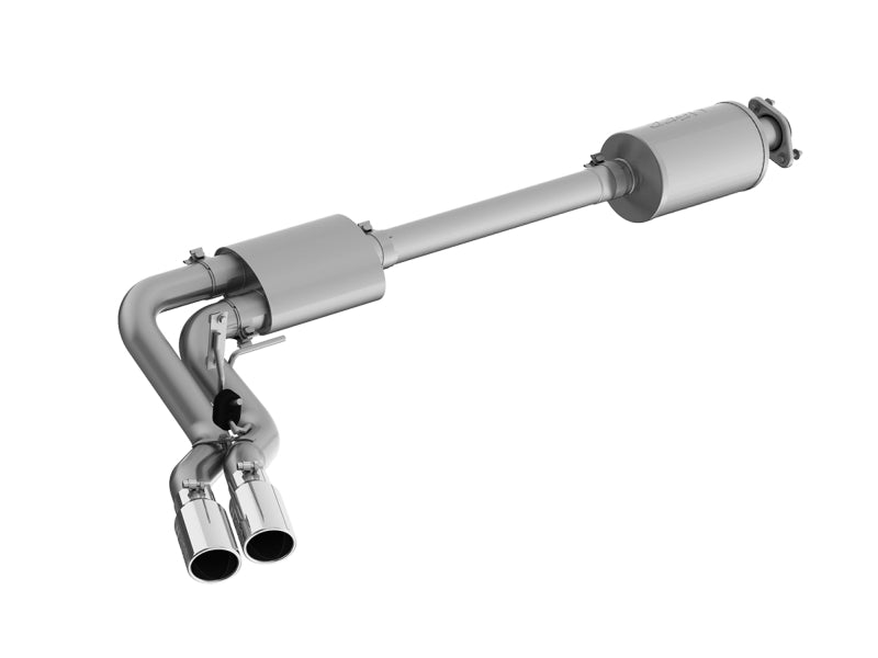 MBRP 15-20 Ford F150 T409 Pre-Axle 4in OD Tips Dual Outlet 3in Cat Back Exhaust
