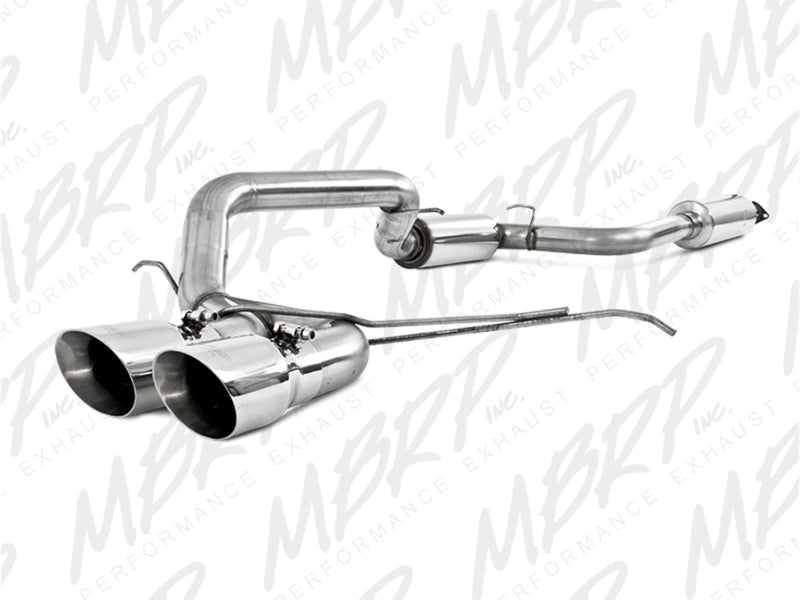 MBRP 13-14 Ford Focus ST 2.0L EcoBoost Dual Center Outlet T409 3in Cat Back