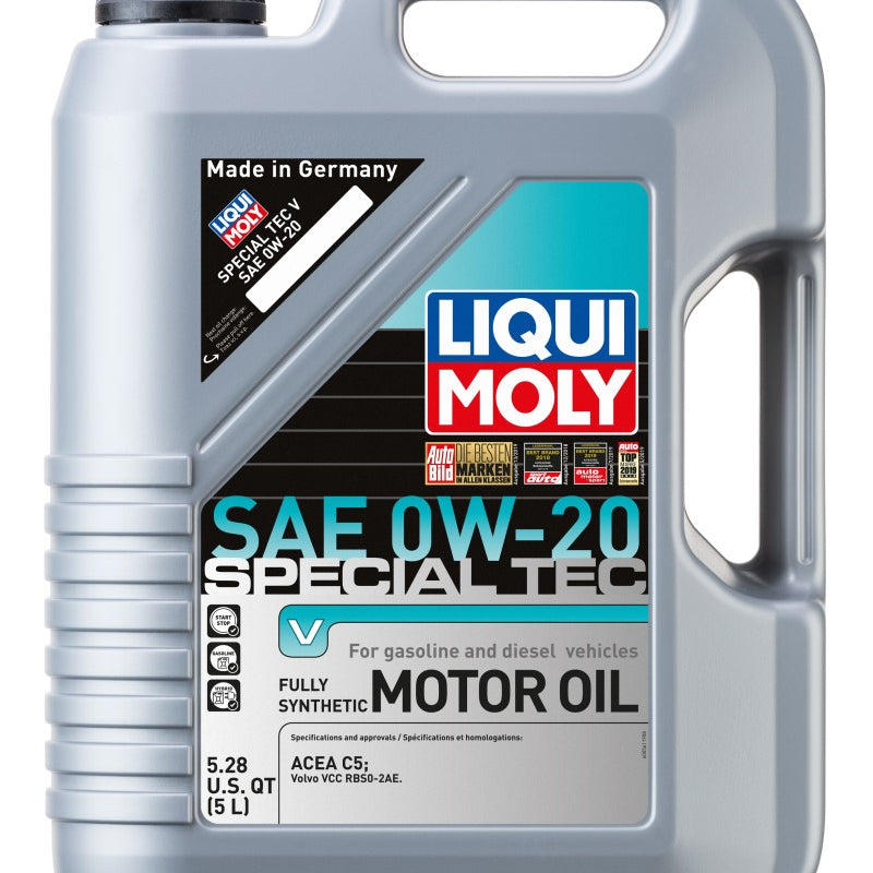 LIQUI MOLY 5L Special Tec V Motor Oil SAE 0W20