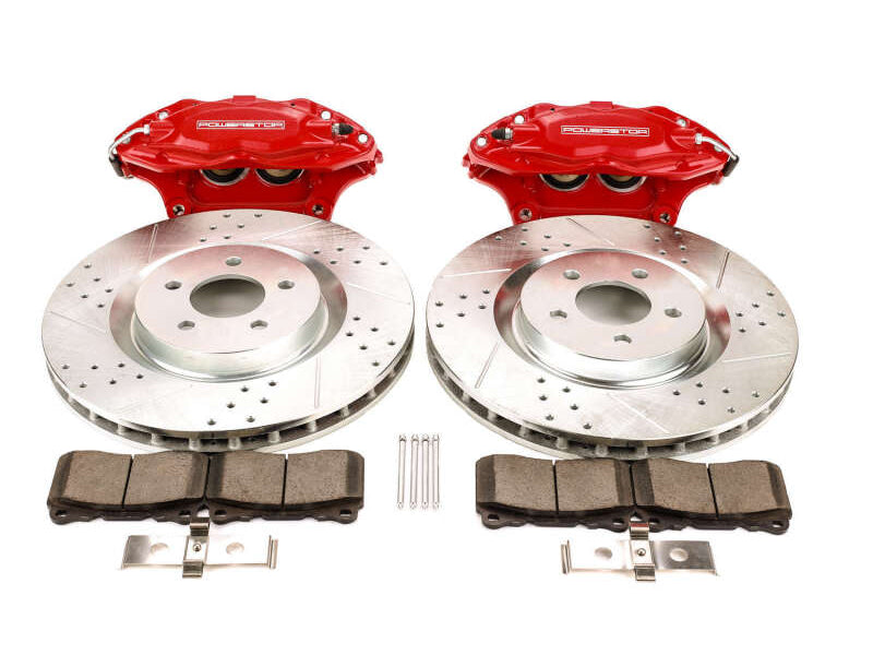 Power Stop 05-14 Ford Mustang Front Big Brake Conversion Kit