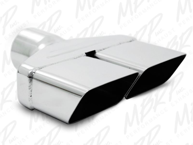 MBRP Universal Tip 8inx 2.375in ID Rectangle 2.5in O.D. inlet 8.25in length T304