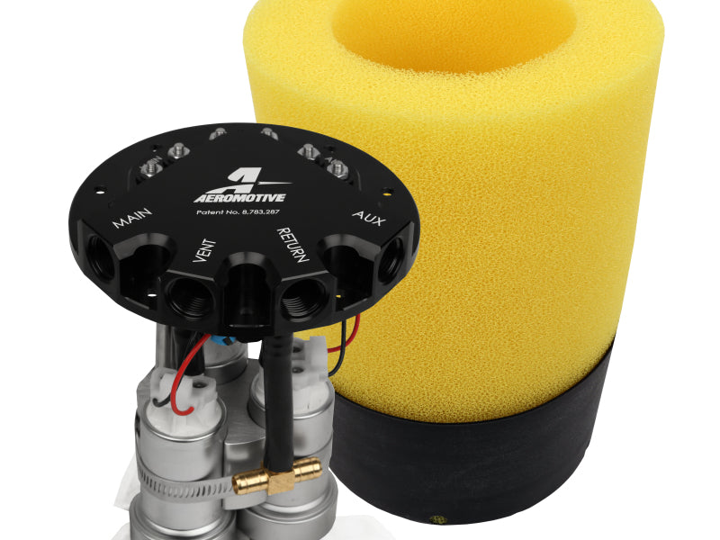 Aeromotive Fuel Pump - Phantom Trifekta Universal In-Tank - 450lph - 6-10in Depth