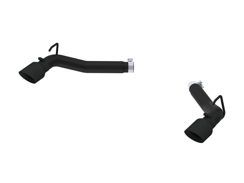MBRP 2010-2015 Chevrolet Camaro V8 6.2L 3in Black Coated Axle Back Muffler Delete