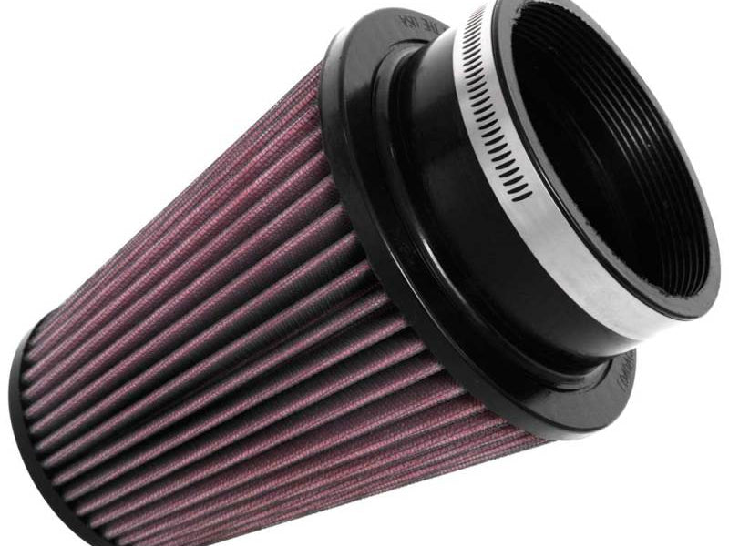 K&N Universal Clamp-On Air Filter 4in FLG / 6in B / 4in T / 7in H