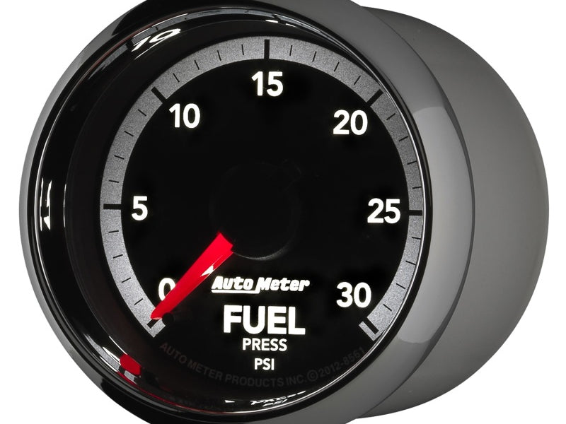 Autometer Factory Match 52.4mm Full Sweep Electronic 0-30 PSI Fuel Pressure Gauge Dodge 4th Gen