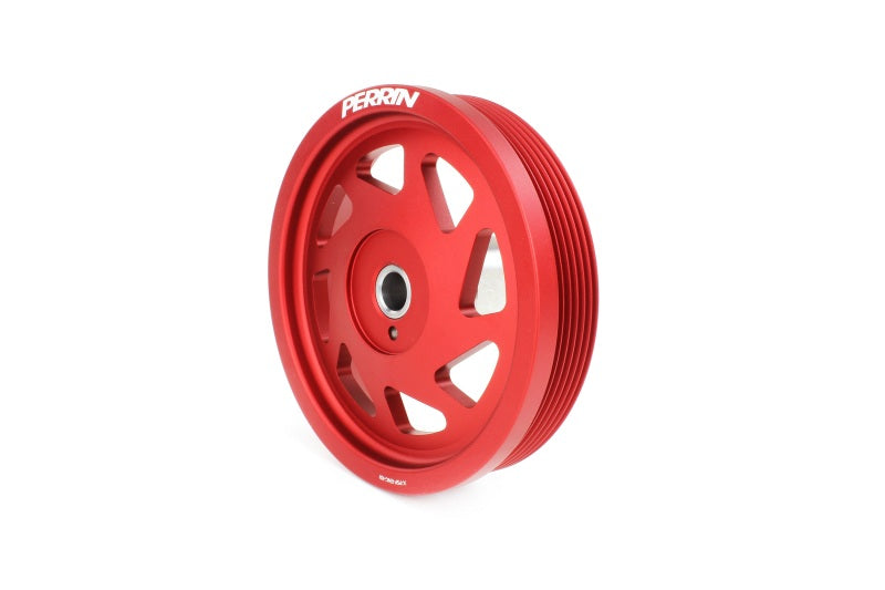 PERRIN 19-21 Subaru WRX / 16-18 Forester / 15-19 Legacy Lightweight Crank Pulley - Red