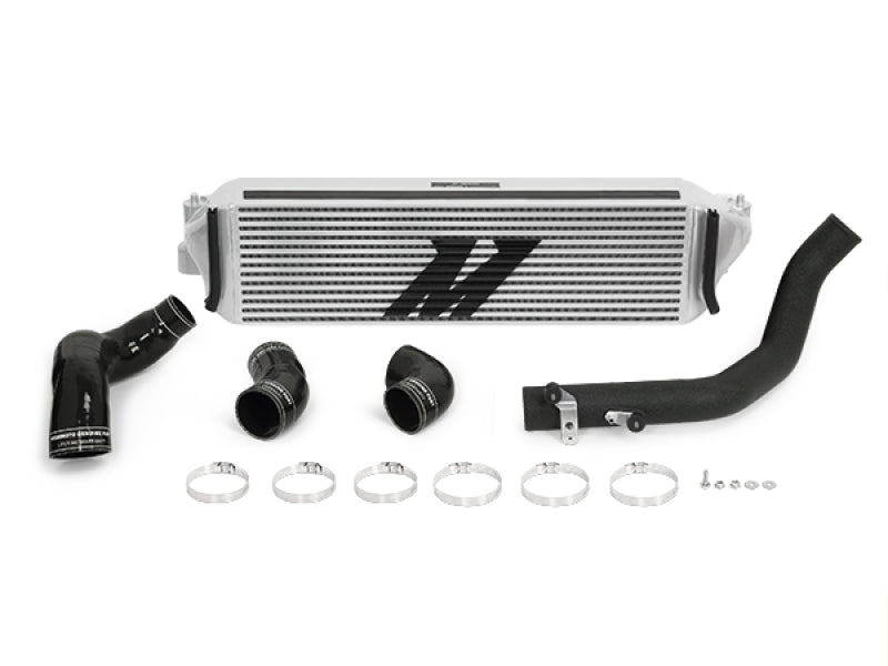 Mishimoto 2017+ Honda Civic Type R Performance Intercooler Kit - Silver Core Black Piping
