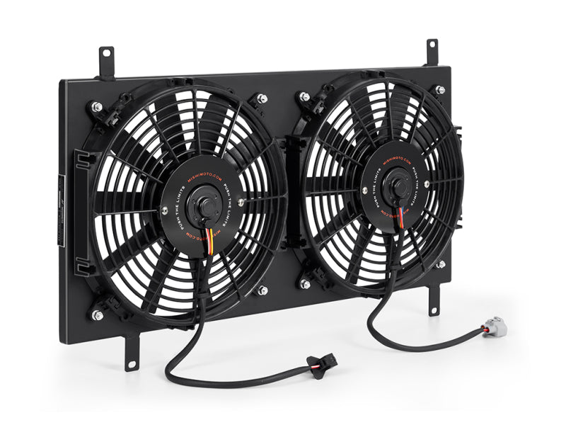 Mishimoto 90-97 Mazda Miata Aluminum Fan Shroud Kit - Black