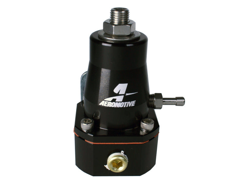 Aeromotive Adjustable Regulator Billet EFI Bypass - (2) -6 Inlets/(1) -6 Return - Black
