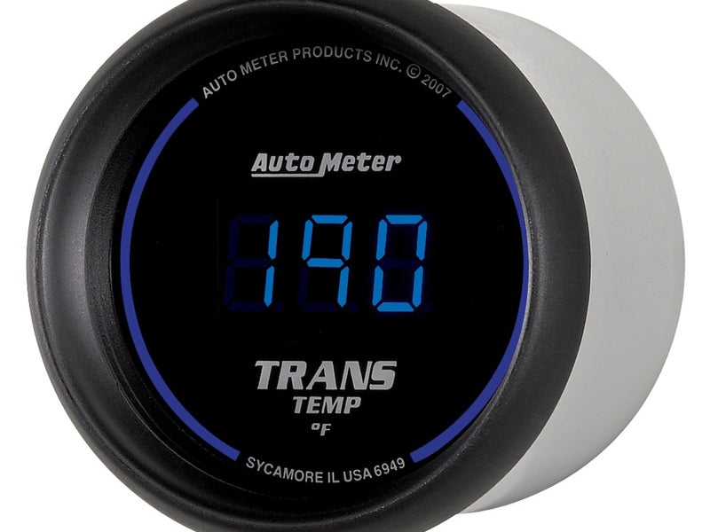 Autometer 52.4mm Black Digital Trans Temperature Gauge