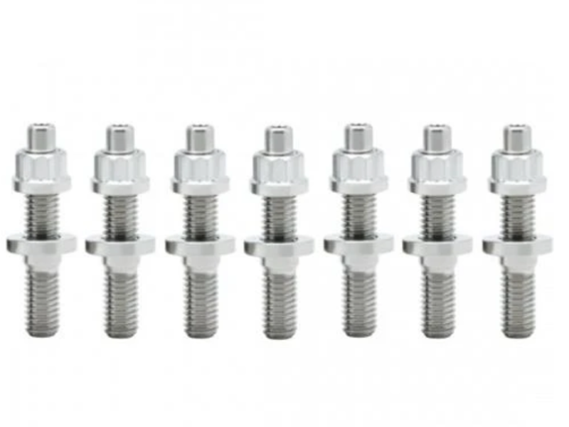 BLOX Racing SUS303 Stainless Steel Exhaust Manifold Stud Kit M8 x 1.25mm 45mm in Length - 7-piece