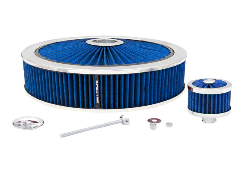 Spectre ExtraFlow Filter Custom Assembly Value Pack 14in. x 3in. - Blue