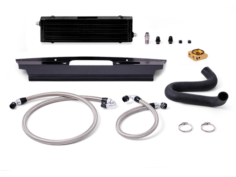 Mishimoto 2015+ Ford Mustang GT Thermostatic Oil Cooler Kit - Black