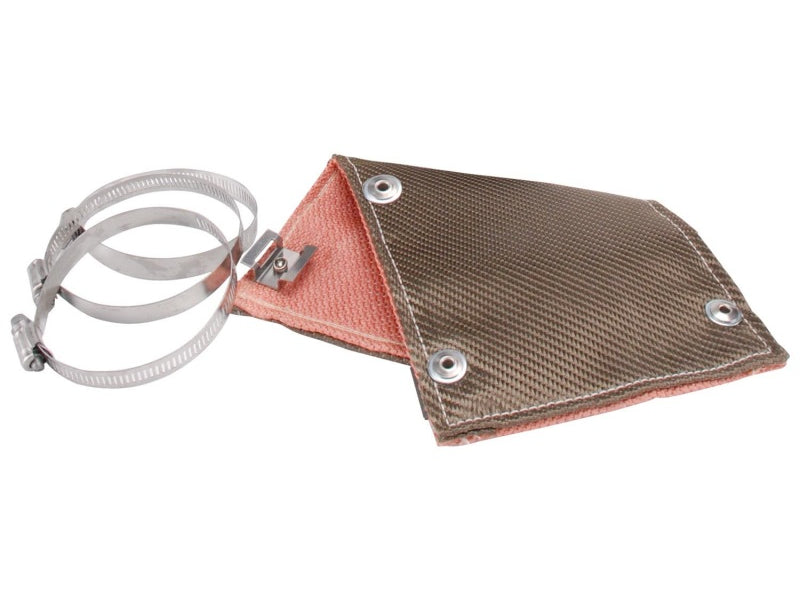 DEI Pipe Shield w/Stainless Steel Clamps - 6in x 12in - Titanium