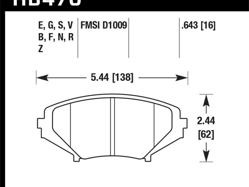 Hawk 08-10 Mazda RX-8 Grand Touring/Sport/Touring / 04-07 RX-8 DTC-60 Race Front Brake Pads