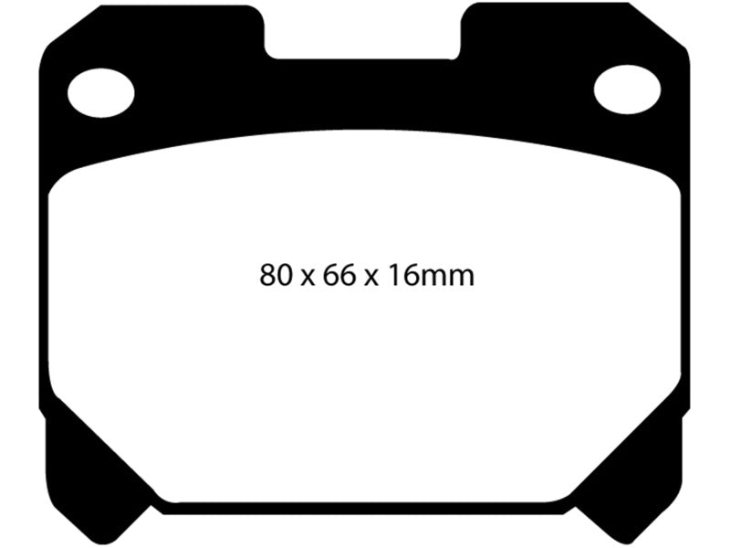 EBC 93-98 Toyota Supra 3.0 Twin Turbo Redstuff Rear Brake Pads