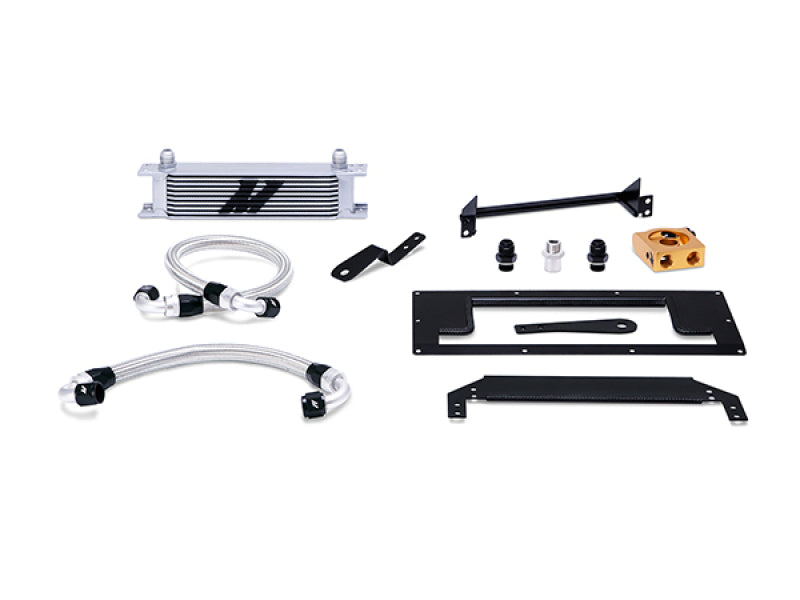 Mishimoto 99-05 Mazda Miata Thermostatic Oil Cooler Kit - Silver