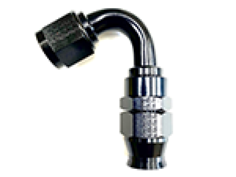 Fragola -8AN Real Street x 120 Degree Hose End Black For PTFE Hose