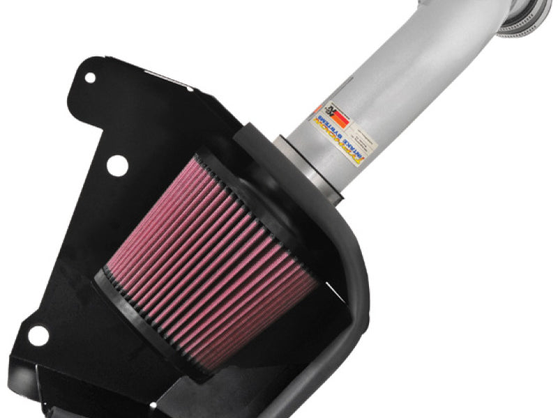 K&N 07 Mitsubishi Lancer L4-2.0L Silver Typhoon Short Ram Intake