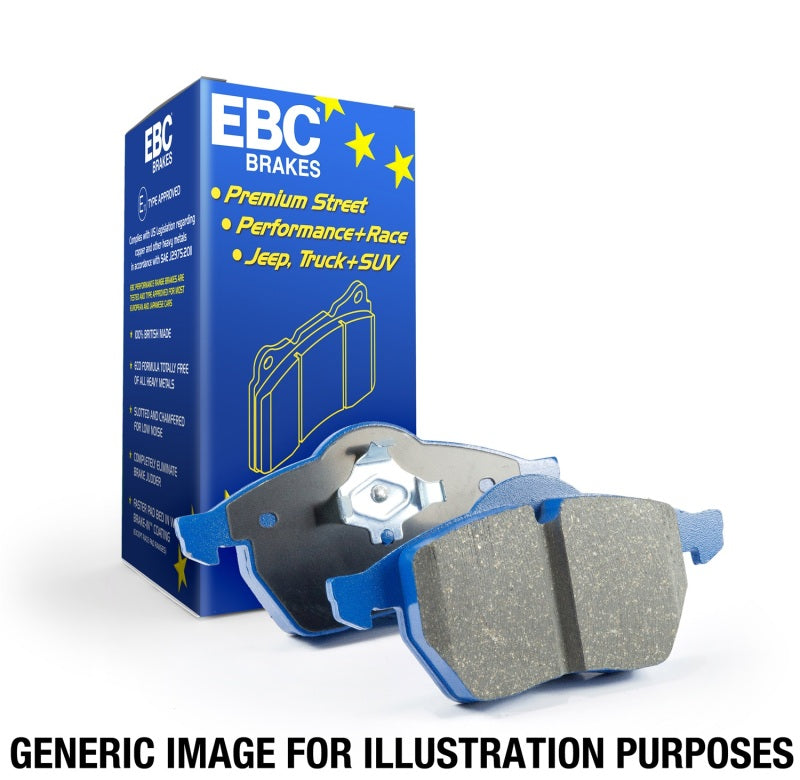 EBC 14+ Chevrolet Corvette Stingray (C7) 6.2 (Z51 Performance Package) Bluestuff Front Brake Pads