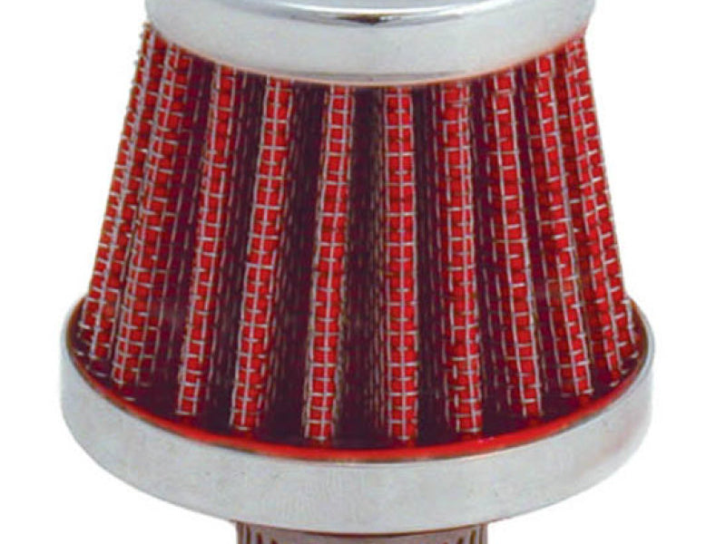 Spectre Breather Filter 10mm Flange / 2in. OD / 1-3/4in. Height - Red