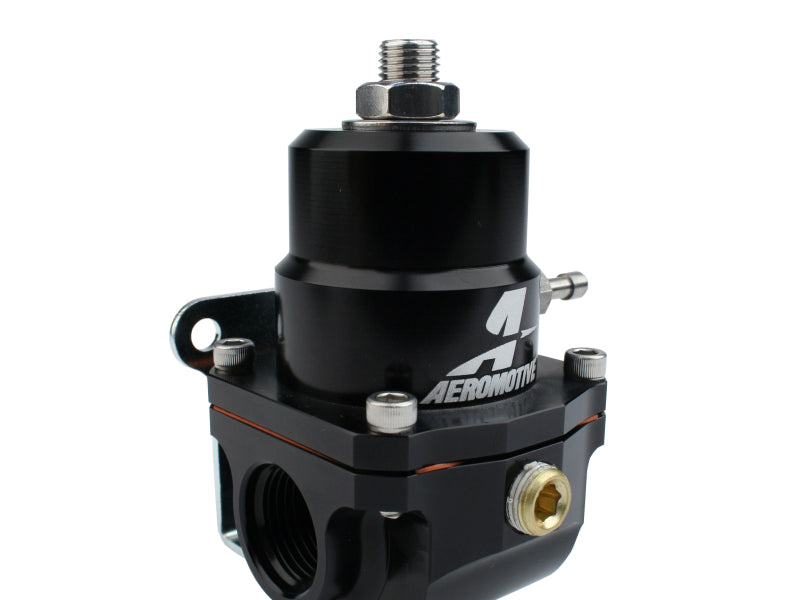 Aeromotive Adjustable Regulator - 3-15PSI - .313 Valve - (2) -08 Inlets/ -08 Return