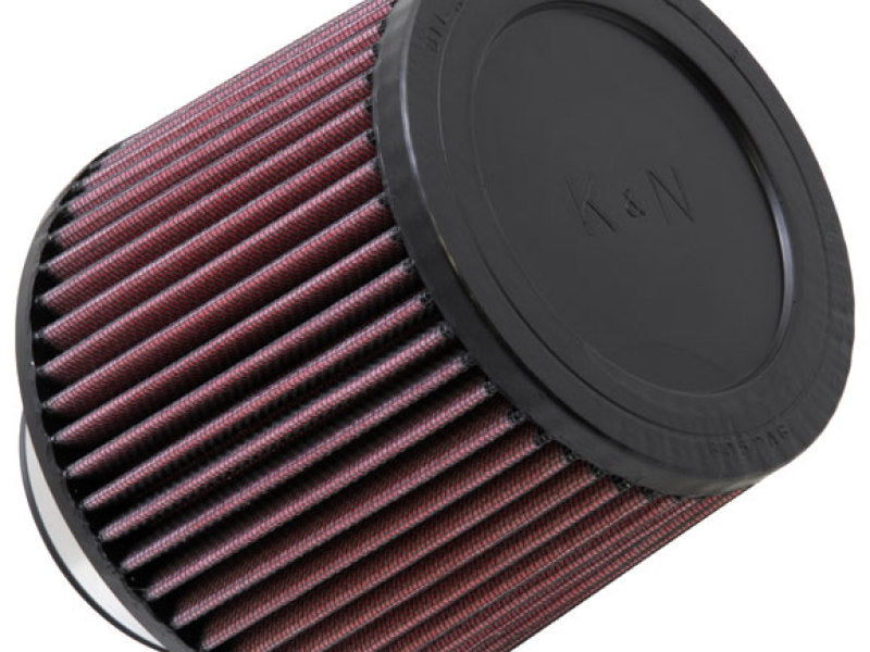K&N Filter Universal Rubber Filter 3in Flange ID 6in Base OD 5.125in Top OD 5in Height