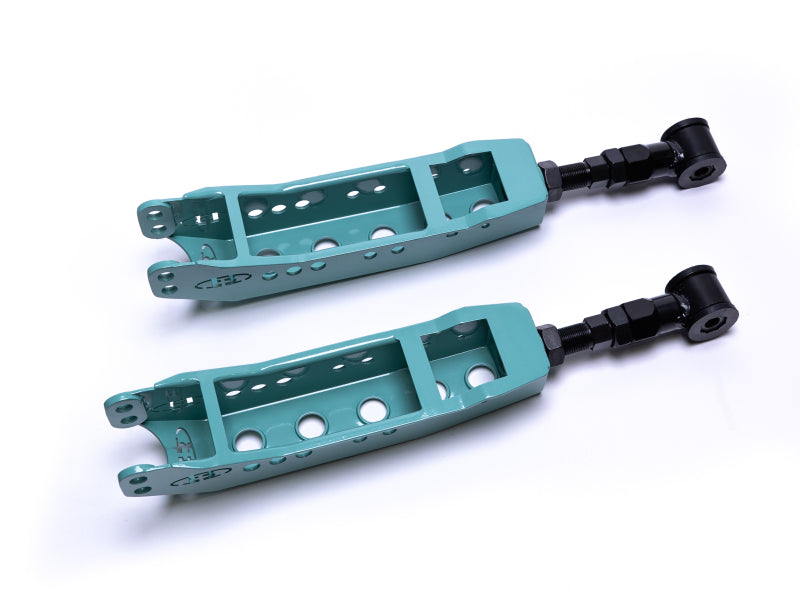 BLOX Racing Rear Lower Control Arms - Teal (2013+ Subaru BRZ/Toyota 86 / 2008+ Subaru WRX/STI)