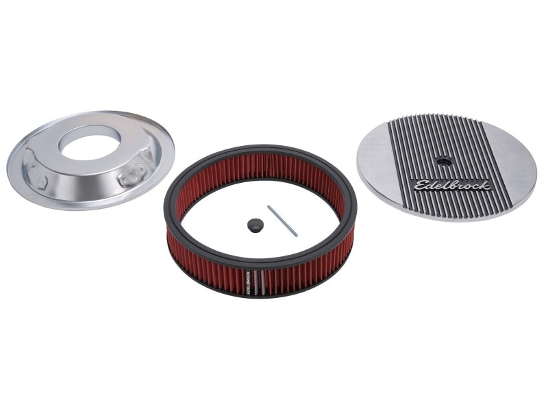 Edelbrock Air Cleaner Elite II 14In Diameter w/ 3In Element Polished