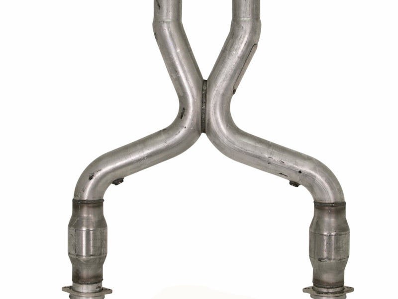 BBK 11-14 Mustang 5.0 Short Mid X Pipe With Catalytic Converters 3.0 For BBK Long Tube Headers