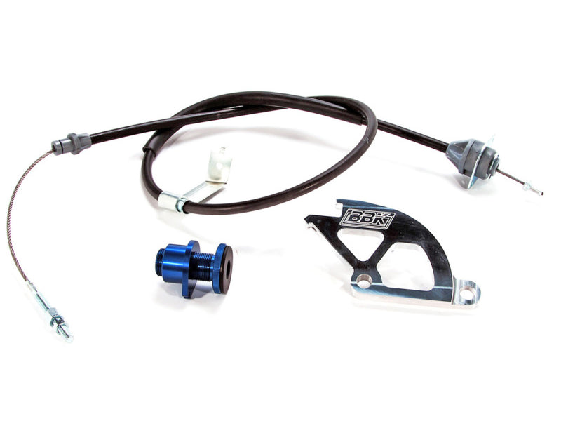 BBK 79-95 Mustang Adjustable Clutch Quadrant Cable And Firewall Adjuster Kit