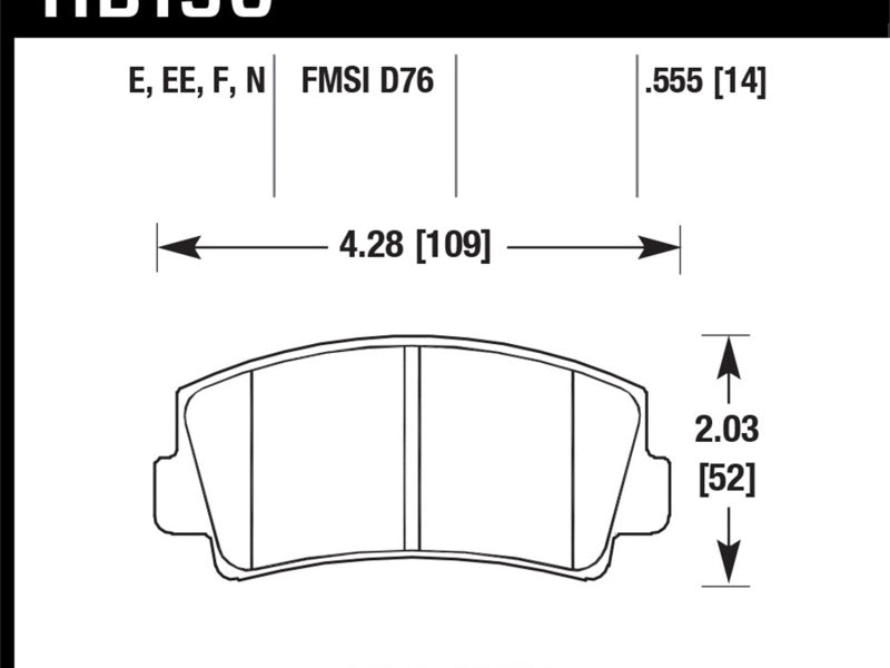 Hawk 79-84 Mazda B2000 / 70-74 RX-2 / 74-78 RX-4 / 79-85 RX-7 Blue 9012 Front Race Brake Pads