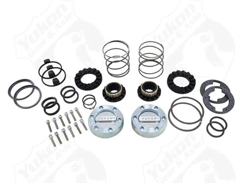 Yukon Gear Hardcore Locking Hub Set For GM 8.5in Front & Dana 44 / 19 Spline