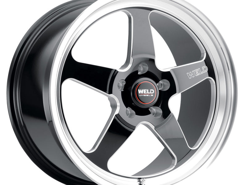 Weld S106 20x9.5 Ventura 6 6x135 ET28 BS6.375 Gloss BLK MIL DIA 87.1