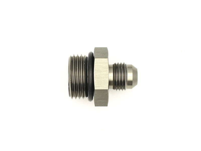 DeatschWerks 10AN ORB Male to 6AN Male Flare Adapter (Incl O-Ring) - Anodized Matte Black